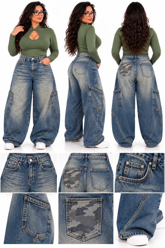 JEANS BALLOON CARGO