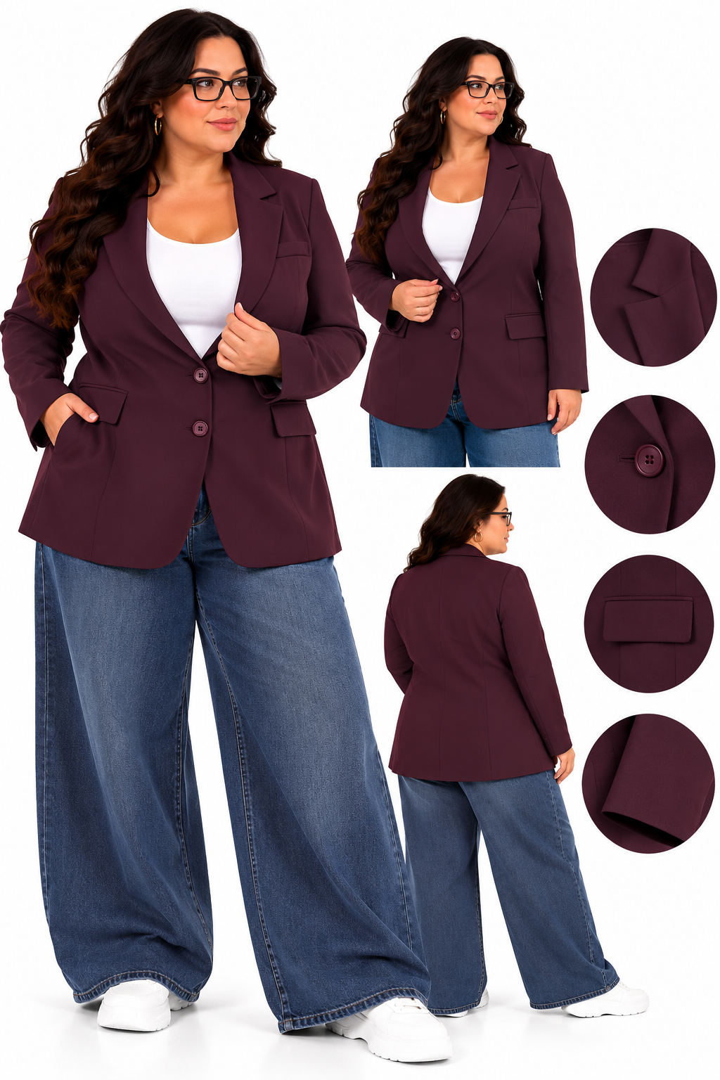 Blazer Victoria Curvi