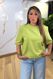 T-shirt Dream con Spalline Donna 95% Cotone